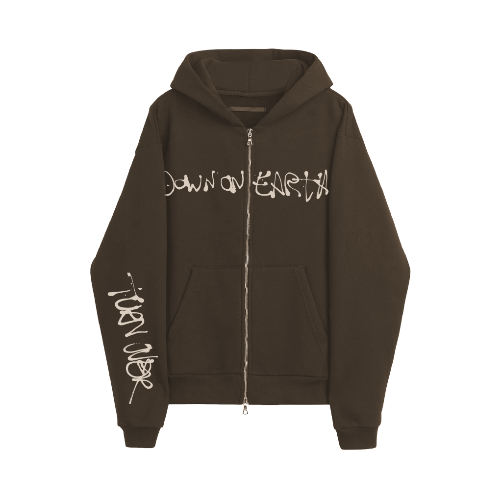 DOE Zip Hoodie (Brown)
